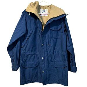 Vintage Holubar Jacket‎ Mens Size Large Blue Full Zip Parka 70s 80s Outdoor